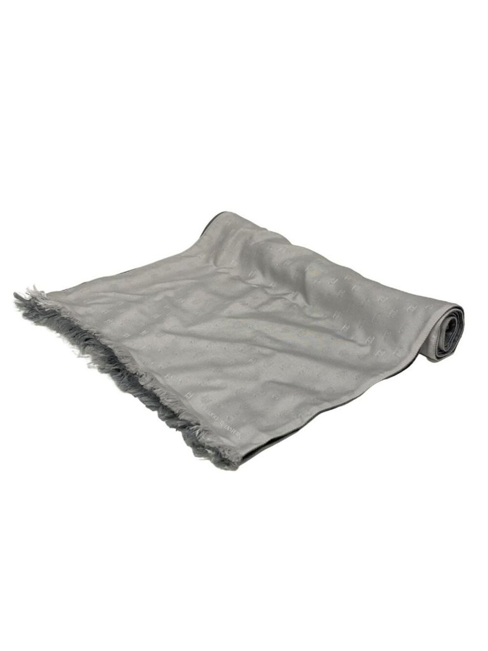 Harry Winston Shawl Dark Gray Light Cashmere Silk Scarf